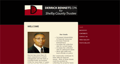 Desktop Screenshot of bennettforcountytrustee.com